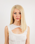 VANILLA BUTTERCREAM STRAIGHT HUMAN HAIR WIG