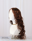 CHESTNUT BROWN HUMAN HAIR WIG
