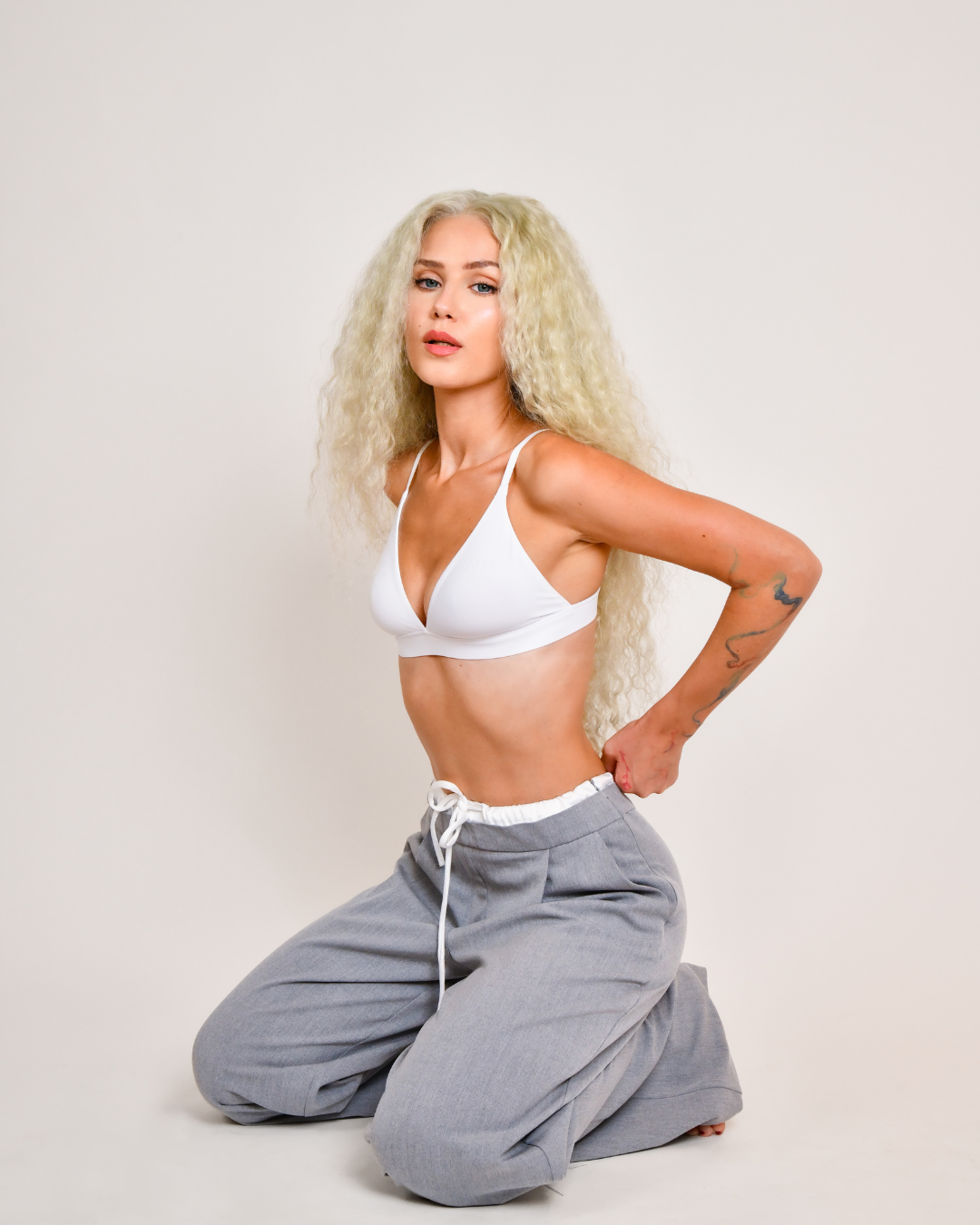 VANILLA BLONDE WATER WAVE HUMAN HAIR WIG