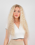 ROOTED PEARL WATER WAVE HUMAN HAIR WIG