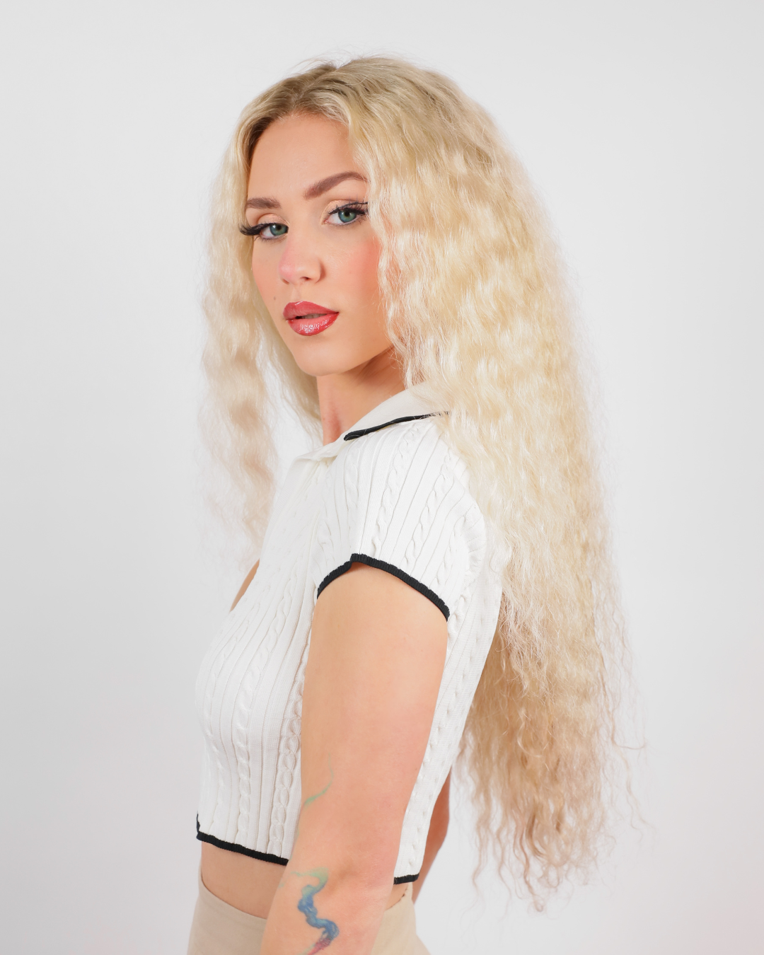 ROOTED PEARL WATER WAVE HUMAN HAIR WIG