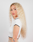 ROOTED PEARL WATER WAVE HUMAN HAIR WIG