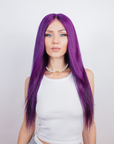 Power Violet Human Hair Wig