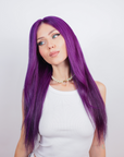 Power Violet Human Hair Wig