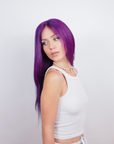 Power Violet Human Hair Wig