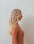 BEIGE VEIL HALO GLUELESS WIG