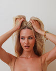 BEIGE VEIL HALO GLUELESS WIG