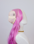 Frozen Fuchsia Human Hair Wig