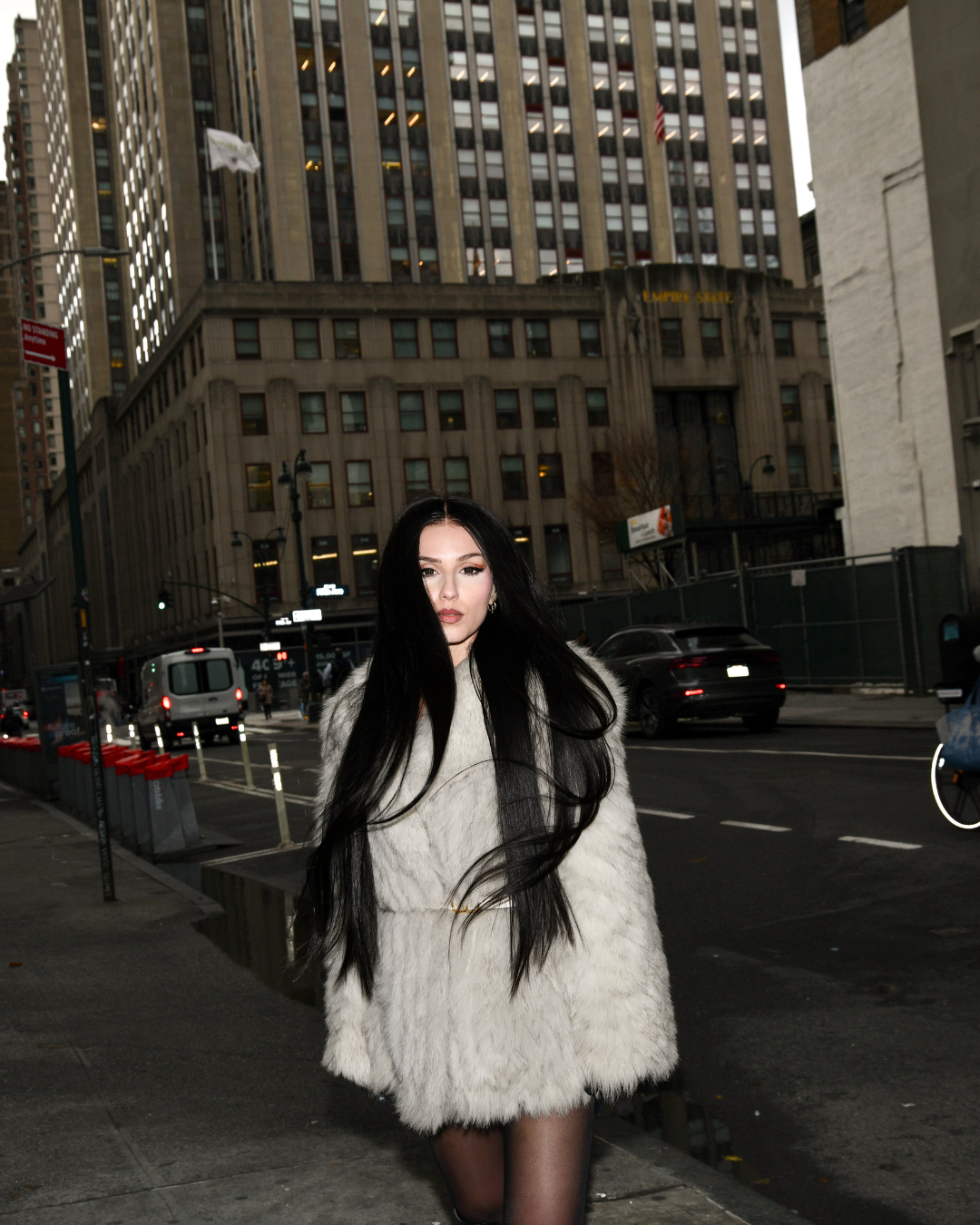 CHARCOAL BLACK ULTRA LENGTH HUMAN HAIR WIG