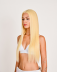 Canvas Blonde Human Hair Wig in 20 Inch Straight