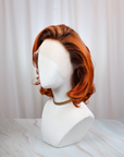 Rooted Carnelian Copper Human Hair Wig