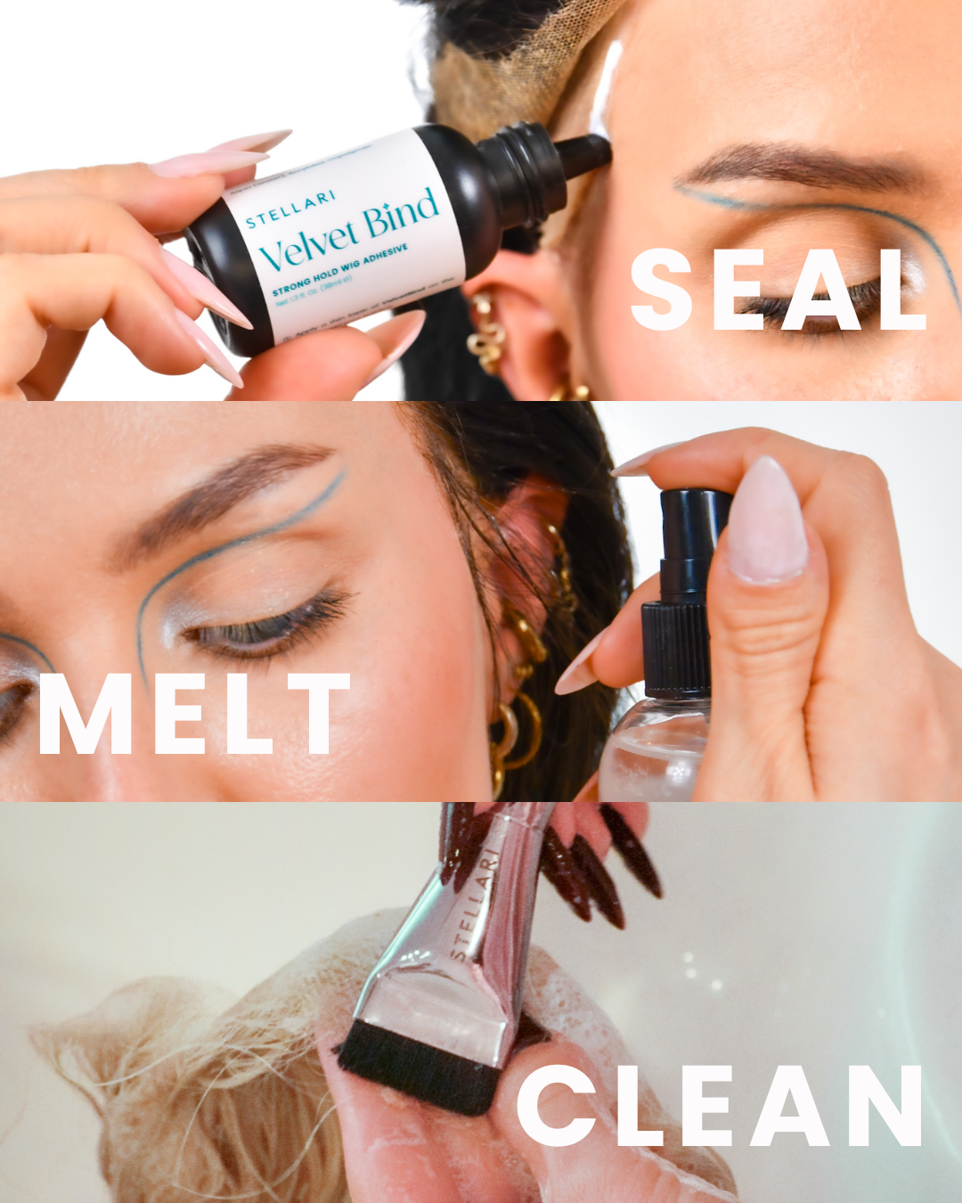 CLEAN, SEAL AND MELT WIG KIT