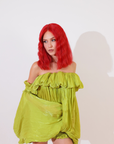 SUNBURN RED HALO HUMAN HAIR WIG