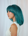 SeaFoam Blue Human Hair Wig