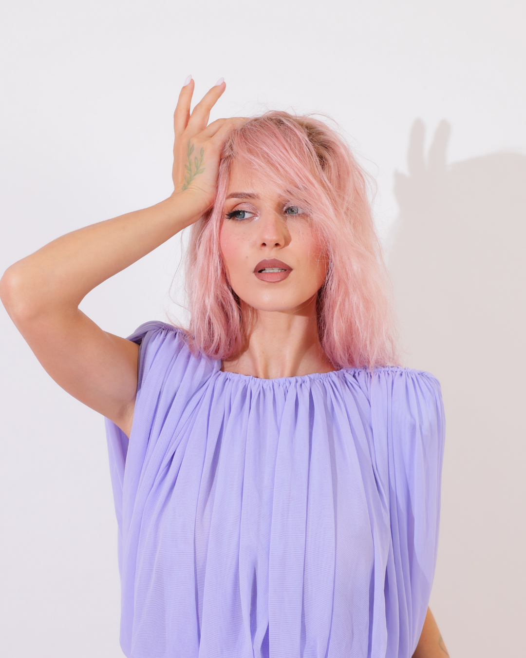 WATERMELON PINK HALO HUMAN HAIR WIG