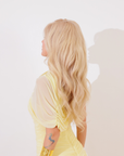 ICED LATTE WITH BANGS HALO HUMAN HAIR WIG