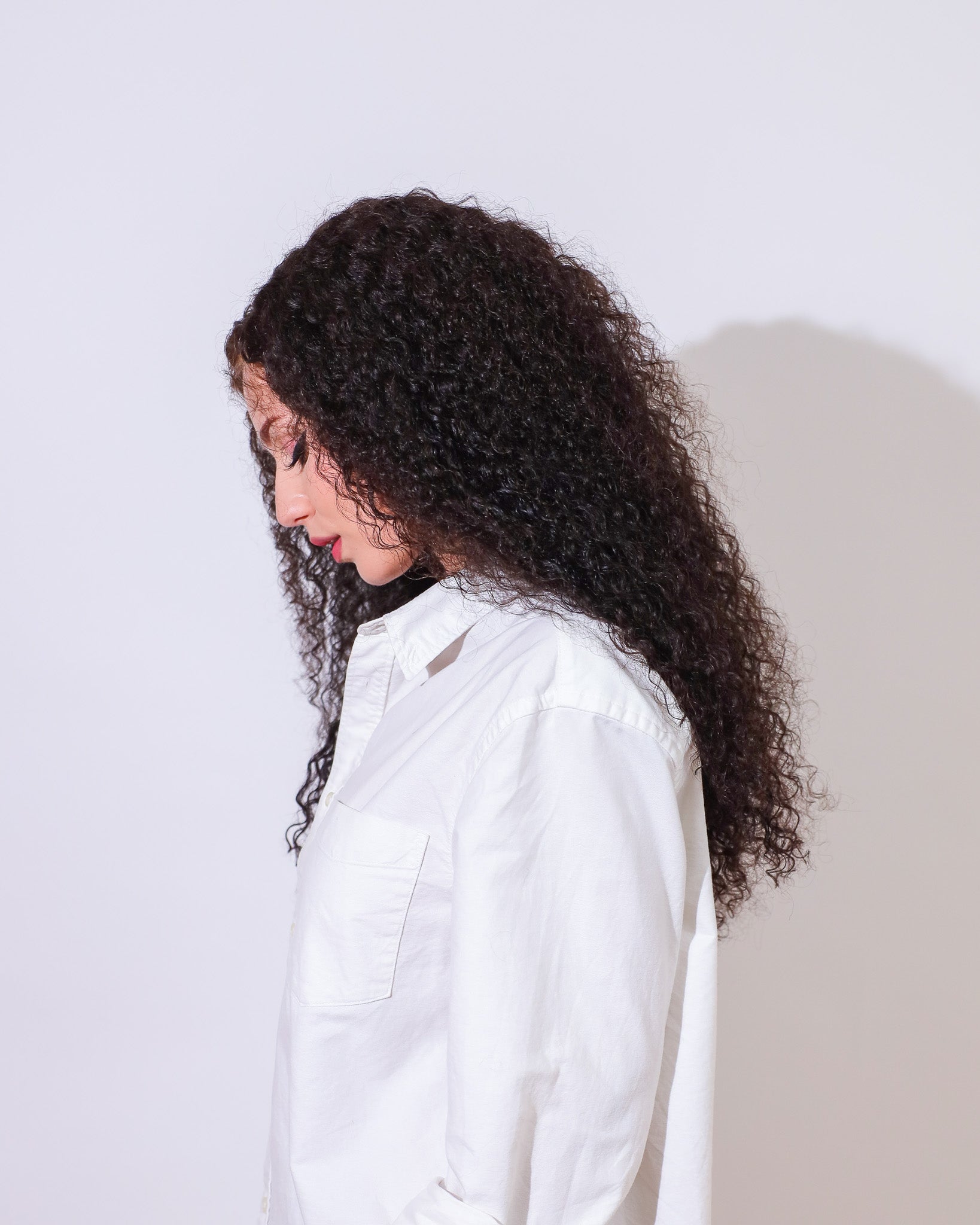 DEEP CHOCOLATE CURL HUMAN HAIR WIG