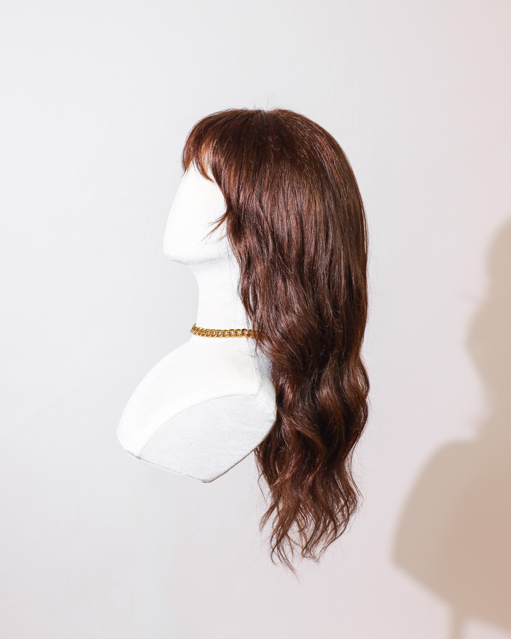 Sample Sale | Cinnamon Drift | Halo Wig | 18"