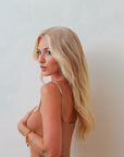 BEIGE VEIL HALO GLUELESS WIG