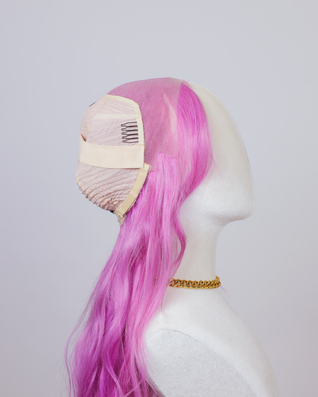 Frozen Fuchsia Human Hair Wig