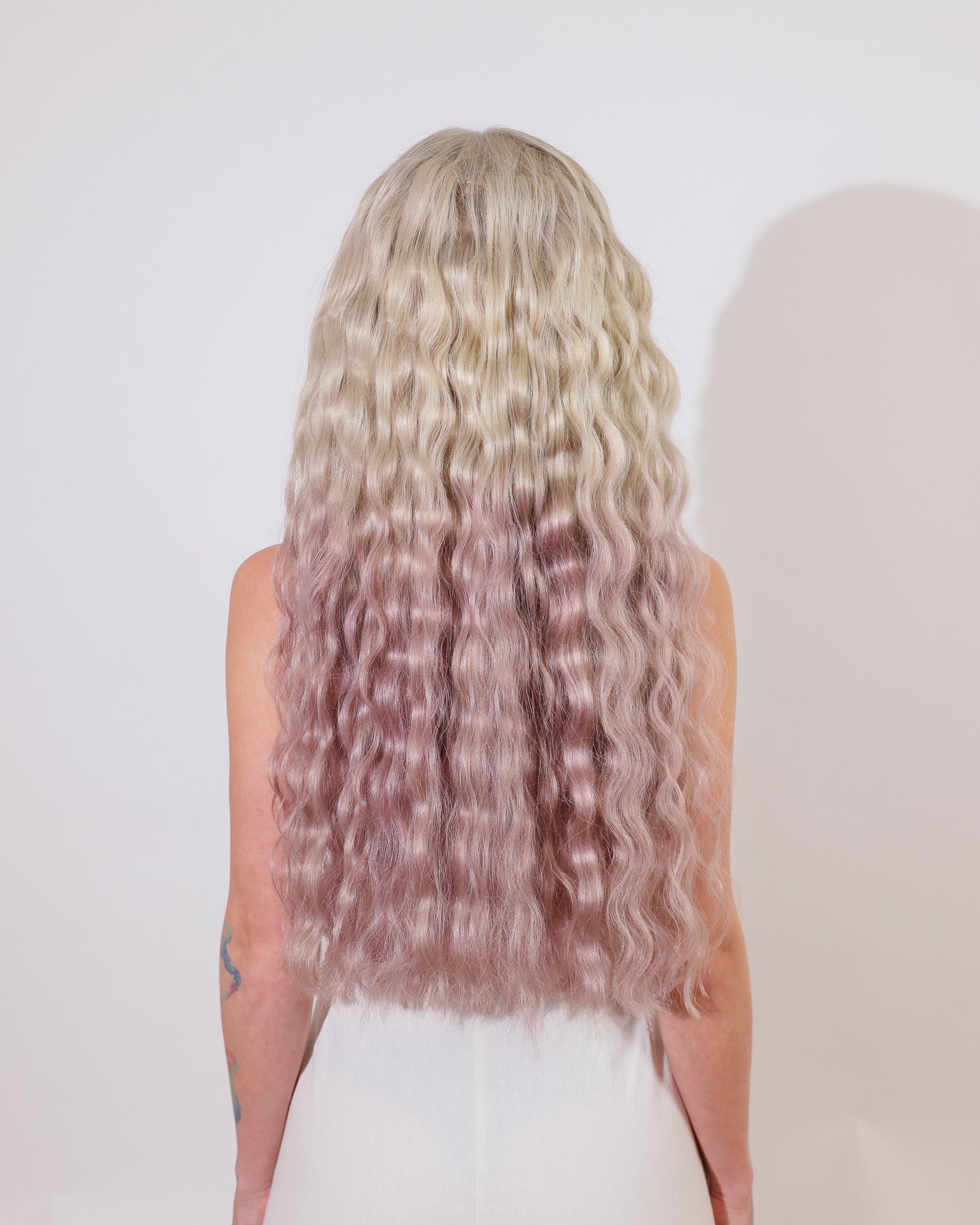 ICED LAVENDER FULL THICKNESS HUMAN HAIR WIG