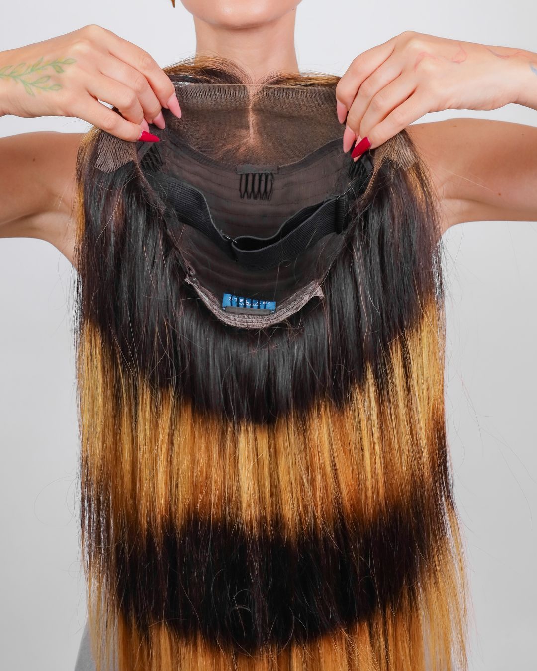 PATTERNED DIVA NATURAL WAVE HUMAN HAIR WIG