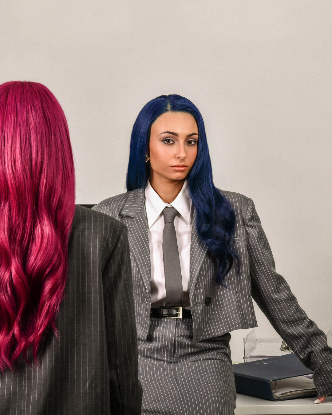 Boardroom Blue Human Hair Wig