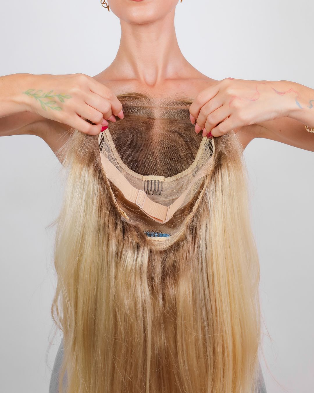 RUNWAY BLONDE NATURAL WAVE HUMAN HAIR WIG