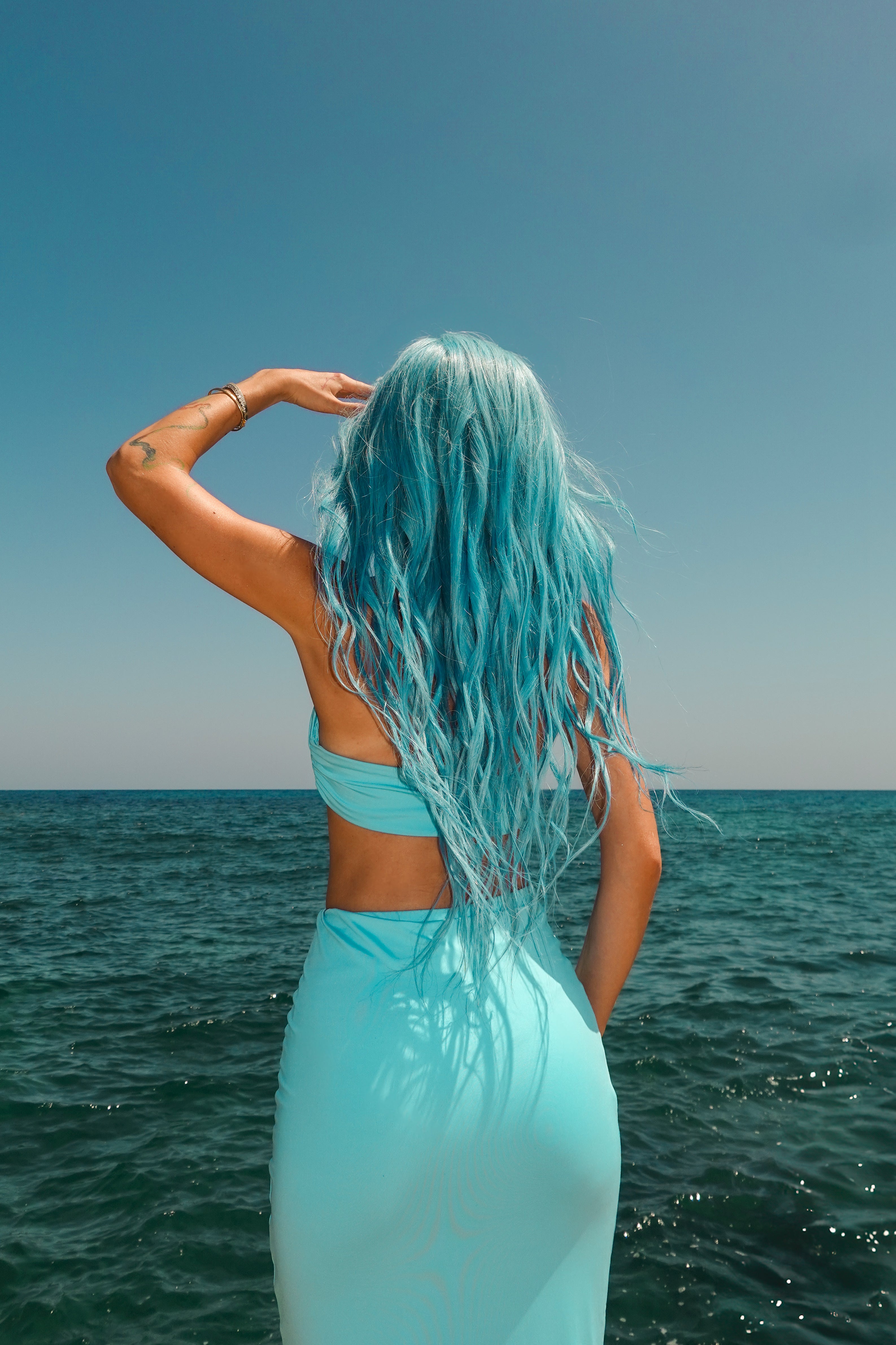 Cobalt Crush Human Hair Wig