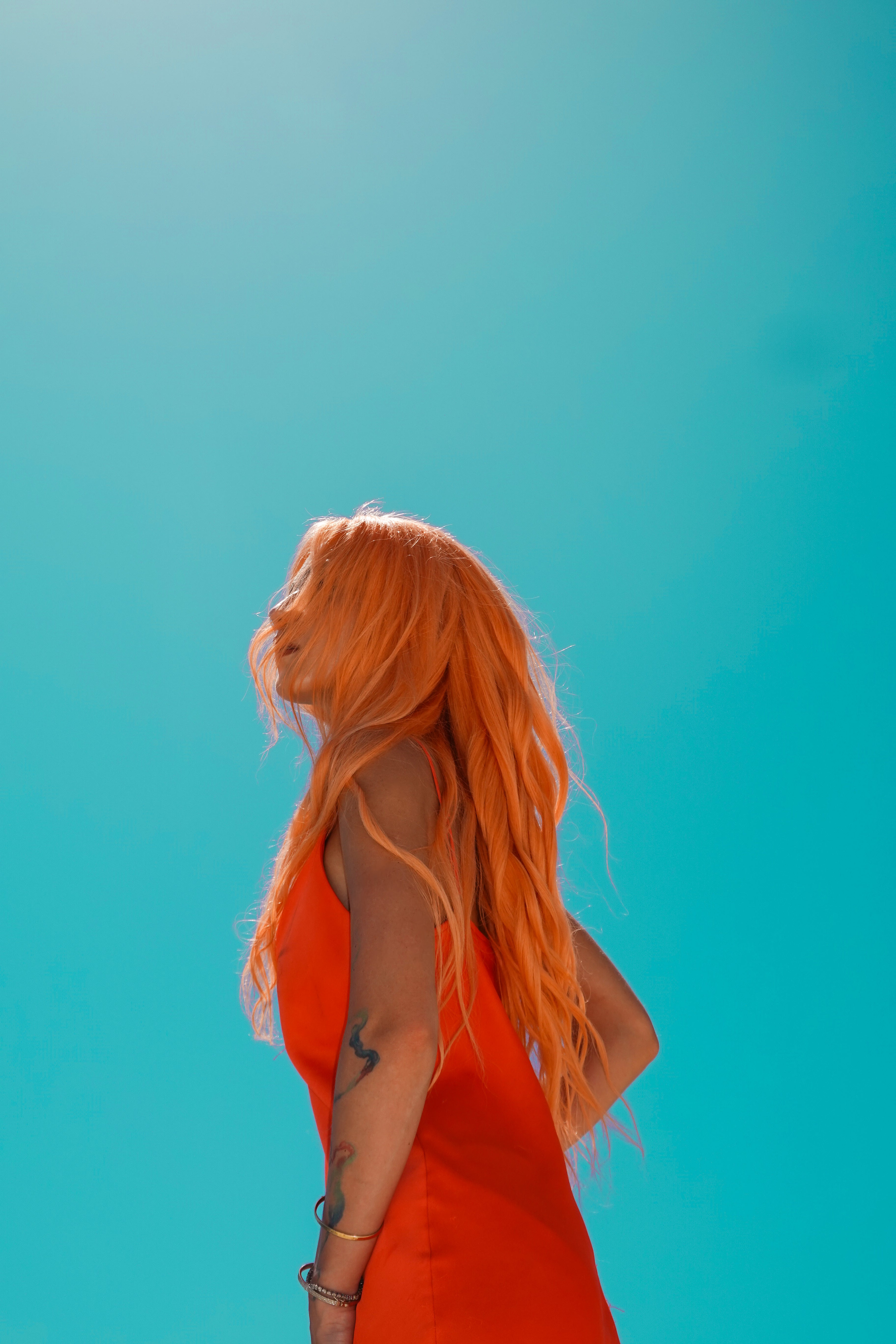 Glazed Coral Human Hair Wig