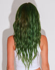 Nymph Green 20" Human Hair Wig