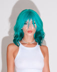 Aquamarine Blue 12" Human Hair Wig