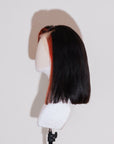 Sunburnt Black 12" Human Hair Wig