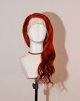 ORANGE CHOCOLATE STRAIGHT 22" HUMAN HAIR WIG