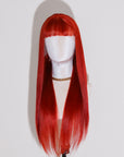 Burnt Orange 22" Human Hair Wig