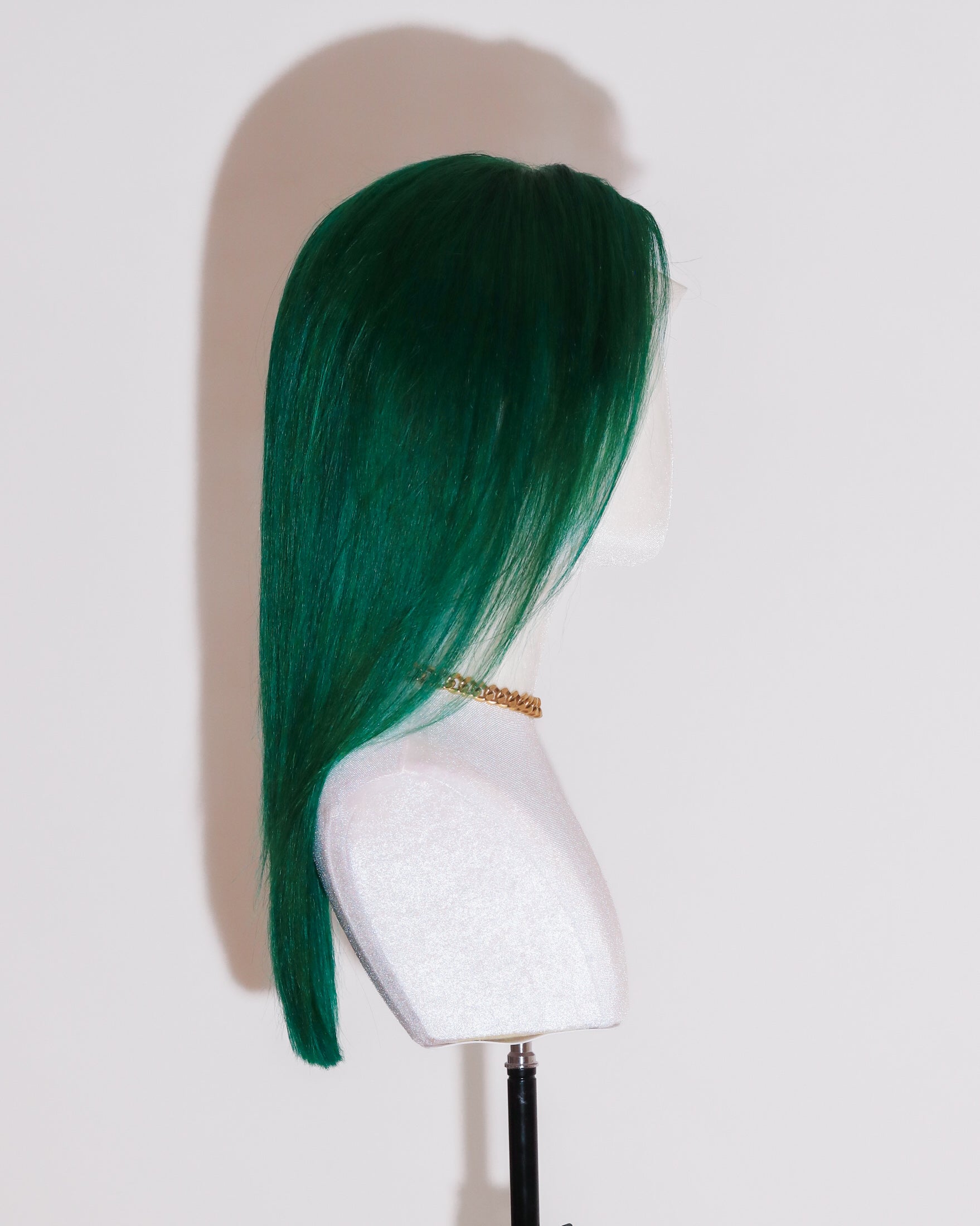 Forrest Green 16&quot; Human Hair Wig